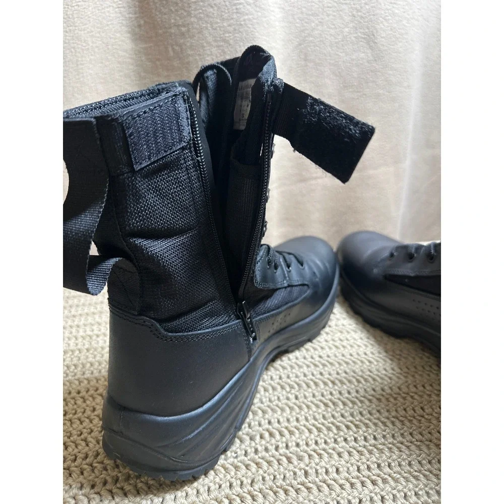 Garmont T8 LE 2.0 Regular Mens Black Tactical Side Zip Duty Boots 9.5 Regular